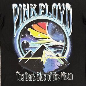 Pink Floyd Shirt Mens Large Black Dark Side Of The Moon Band Graphic Tee